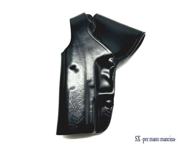 Fondina Vega cuoio da fianco P146 per h k usp compact glock 30 - immagine 2