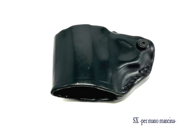 Fondina Vega cuoio striscia NE150 beretta 92 98 serie NE1 - NERO-SX - immagine 2