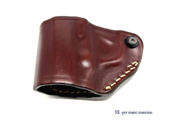 Fondina Vega cuoio striscia NE150 beretta 92 98 serie NE1 - MARRONE-DX - immagine 5