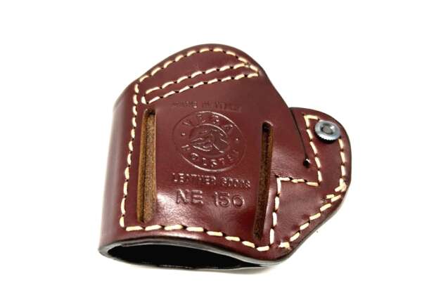 Fondina Vega cuoio striscia NE150 beretta 92 98 serie NE1 - MARRONE-DX - immagine 6