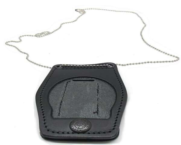 Porta placca Vega cuoio 1WB50 con collana CC e similari