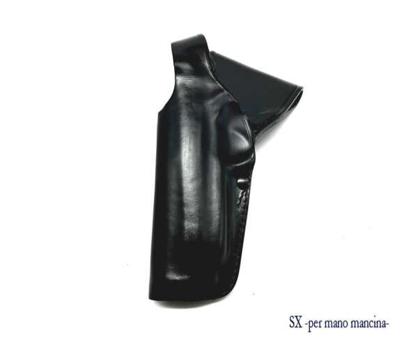 Fondina Vega cuoio da fianco P157 per Beretta 90 two 98A1 - NERO-DX - immagine 2
