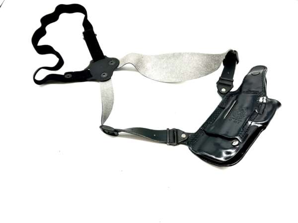 Fondina Vega cuoio ascellare O157 per beretta 90 two 98A1 - MARRONE-SX - immagine 3