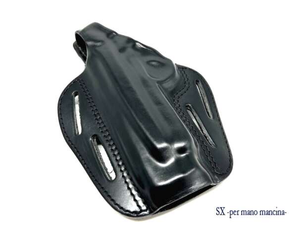Fondina Vega cuoio fianco H157 per beretta 90 two 98 A1 serie H1 - NERO-SX - immagine 2