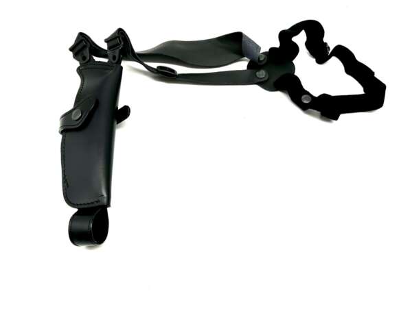 Fondina Vega cuoio ascellare AE151 Beretta 84 Sig Sauer Walter - NERO-DX