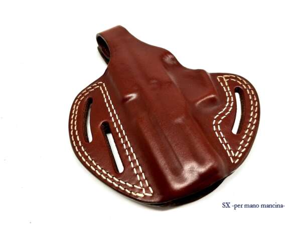 Fondina Vega cuoio fianco H151 per sig sauer pro 2022 serie H1 - MARRONE-DX - immagine 2