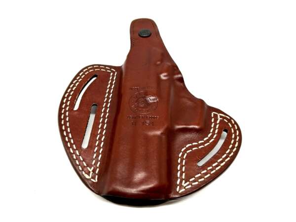 Fondina Vega cuoio fianco H151 per sig sauer pro 2022 serie H1 - MARRONE-DX - immagine 3