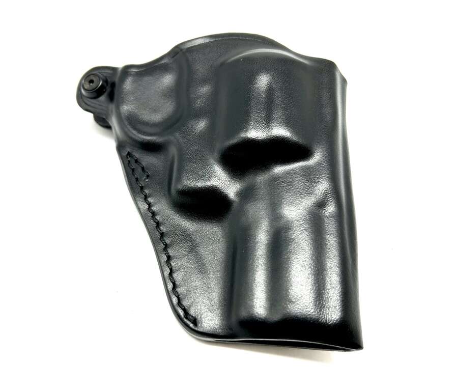 FONDINA VEGA CUOIO NE153 PER REVOLVER 2,5 POLLICI - MARRONE-DX