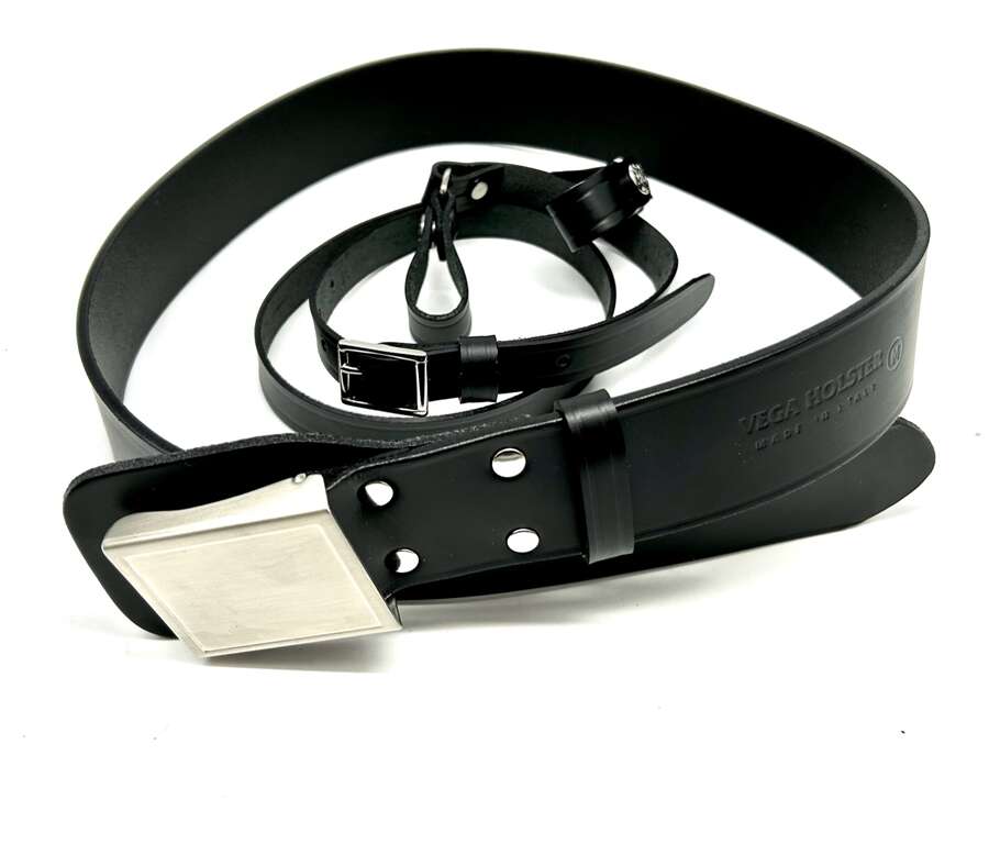 Cinturone Vega cuoio con spallaccio 1V53 - NERO-XL