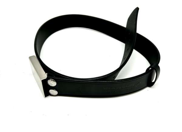 Cinturone Vega cuoio 1V69 altezza cm 4 - BIANCO-XL - immagine 2