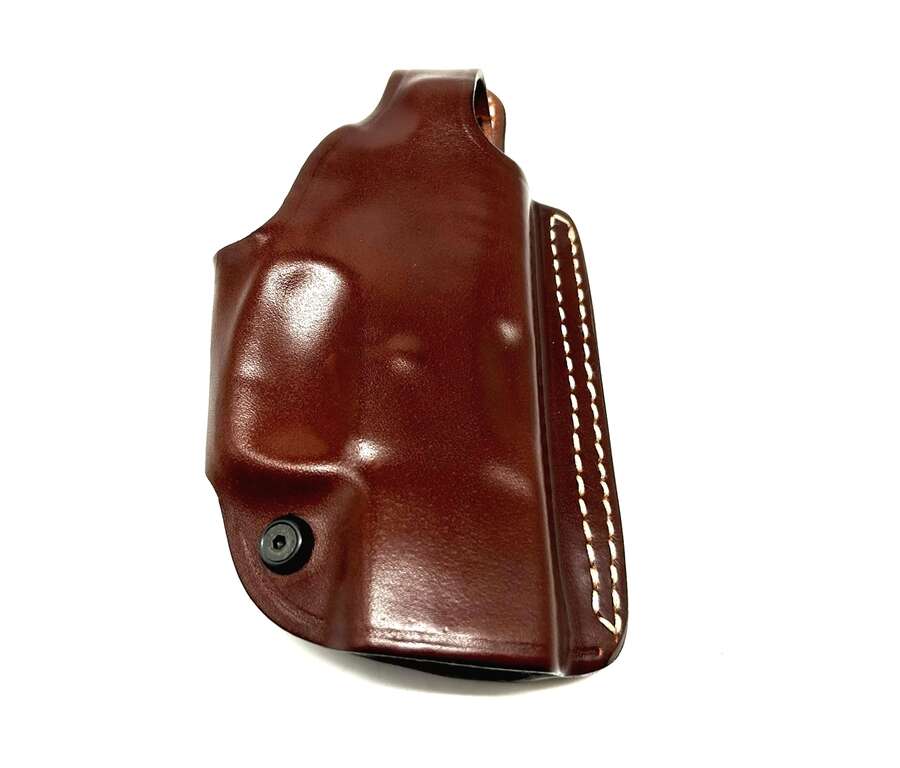 Fondina Vega cuoio biuso N160 N116 per Walther PPS serie N1 - MARRONE-DX