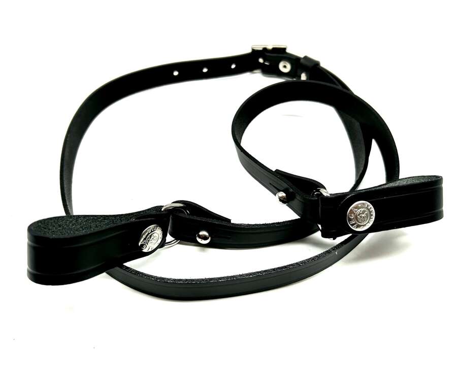 Spallaccio Vega cuoio 1V97 per cinturone - NERO-U
