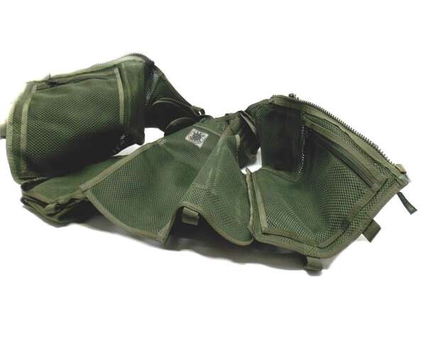 Gilet tattico Vega 2ET04 cordura con porta maschera antigas - immagine 3