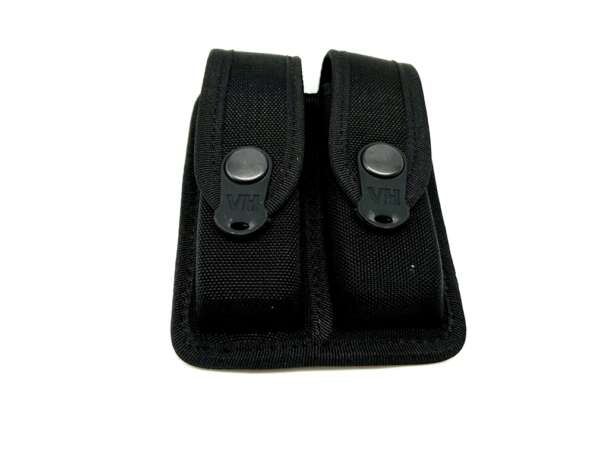 Porta caricatore doppio Vega 2FP03 per caricatori bifilari - NERO-U