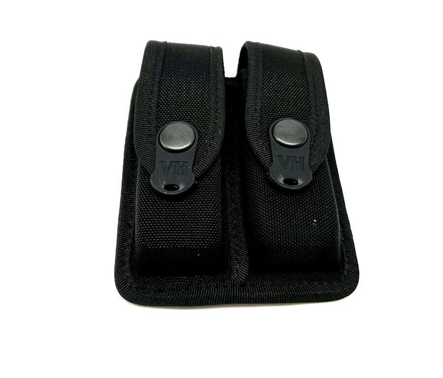 Porta caricatore doppio Vega 2FP03 per caricatori bifilari - NERO-U