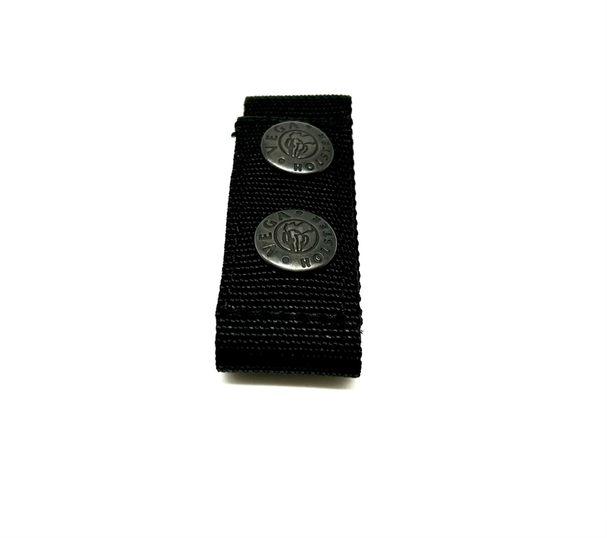Distanziale Vega con chiave 2V02 passante per cinturone - NERO-U