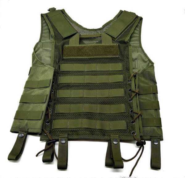 Gilet tattico Vega 2SM00 verde cordura e rete - immagine 2