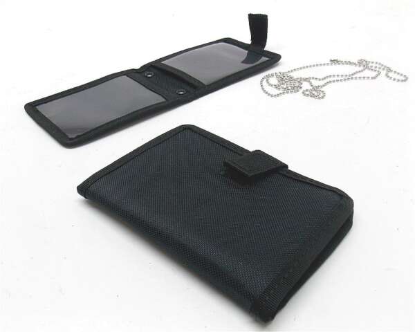 Portafoglio porta placca Vega 2WN09 in cordura - immagine 2