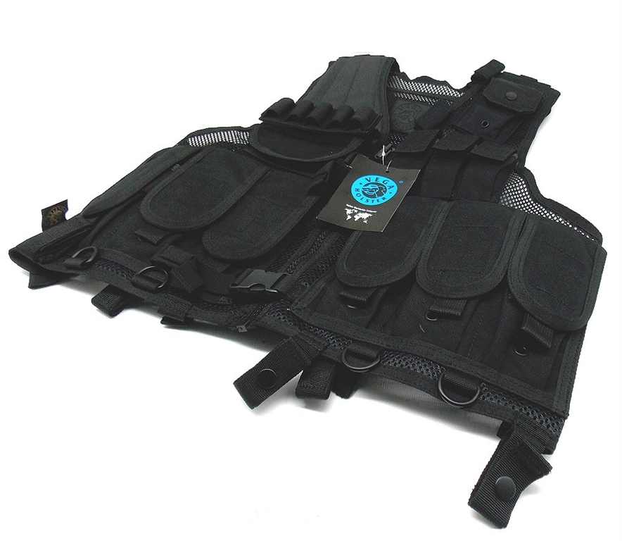 Gilet tattico Vega 2ET02 cordura per militari tactical vest - VERDE-U