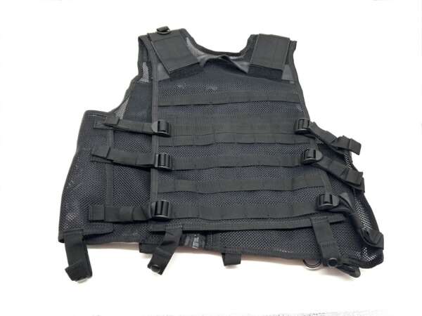 Gilet tattico Vega con rete 2ET03 per militari - NERO-U - immagine 2