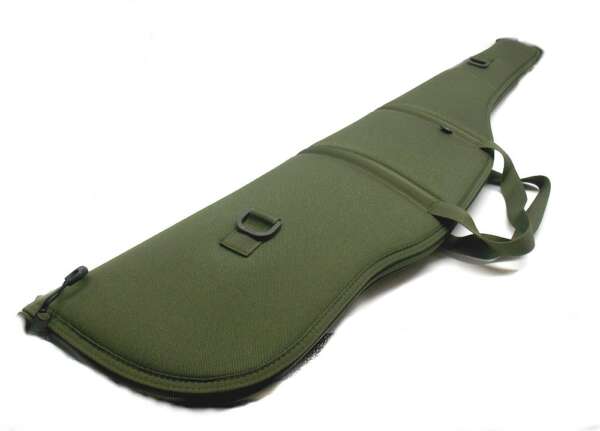 Fodero Vega cordura cm 120 2FC11 porta carabina con porta ottica - VERDE-U - immagine 3