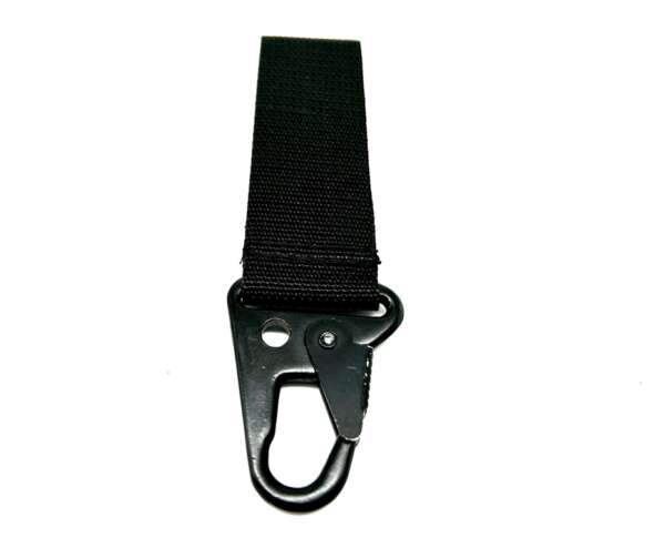 Porta chiavi Vega cordura 2V25 con moschettone - NERO-U