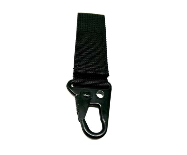 Porta chiavi Vega cordura 2V25 con moschettone - NERO-U - immagine 2