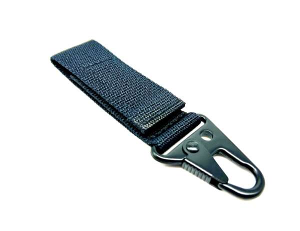 Porta chiavi Vega cordura 2V25 con moschettone - NERO-U - immagine 5