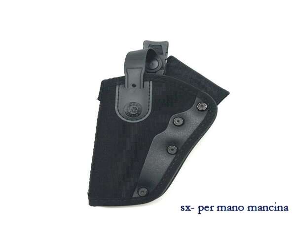 Fondina Vega cordura PH251 per revolver 4 pollici K L - NERO-SX - immagine 2