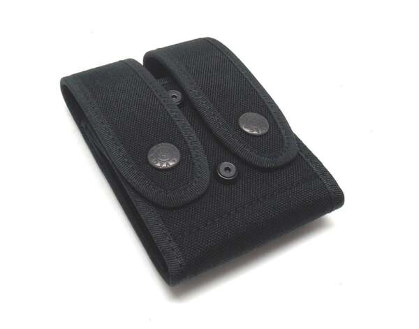 Porta caricatore Vega cordura 2P55 2 posti - NERO-U