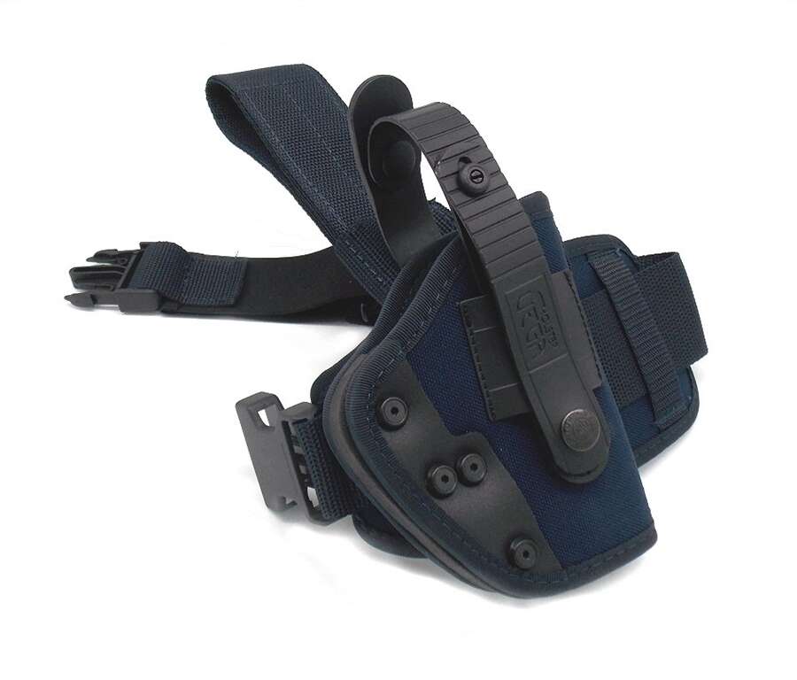 Fondina Vega cordura coscia PA262 per Glock 19-26 Beretta 8000 - BLU-SX