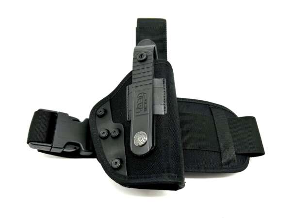 Fondina Vega cordura coscia PA263 glock 17 sig sauer p226 - NERO-DX