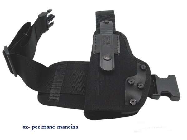 Fondina Vega cordura coscia PA264 per beretta 84 serie PA2 - NERO-DX - immagine 3