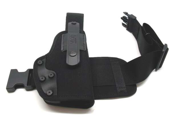 Fondina Vega cordura coscia PA265 walther p99 beretta APX - NERO-SX