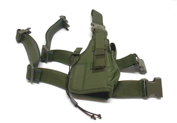 Fondina Vega cordura coscia PA270 Beretta 92 o 98 e similari - BEIGE-DX