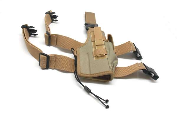 Fondina Vega cordura coscia PA270 Beretta 92 o 98 e similari - BEIGE-DX - immagine 4