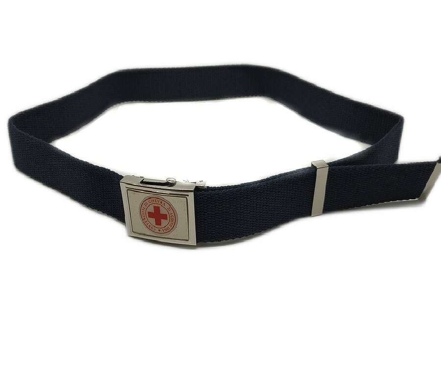 Cintura tela blu Vega 2V77 croce rossa italiana