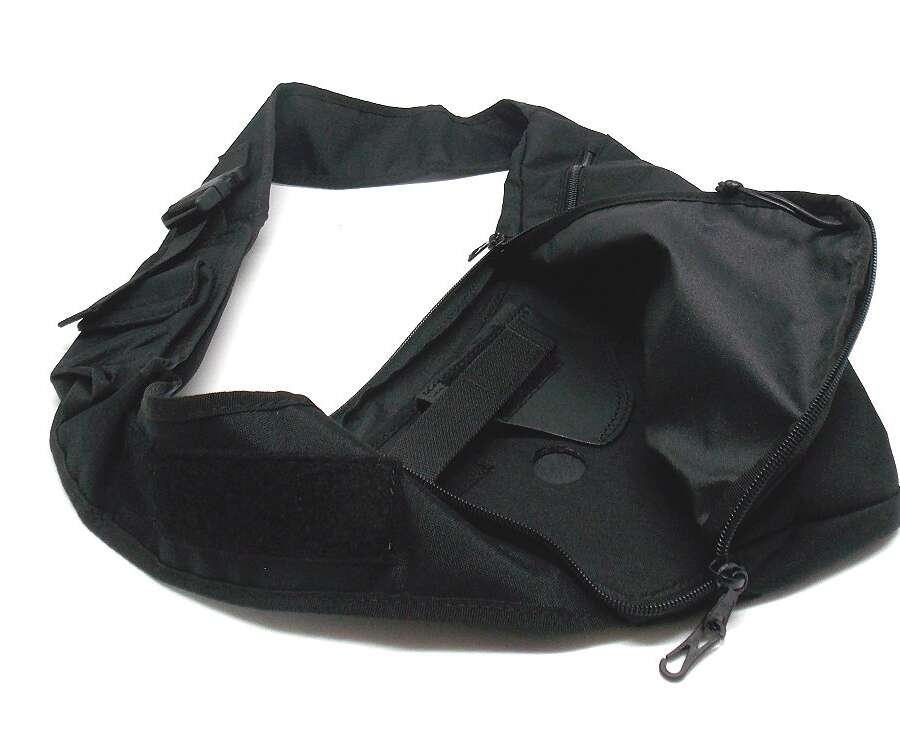 Zaino monospalla Vega 2U80 con fondina ed elastico - BLU-SX