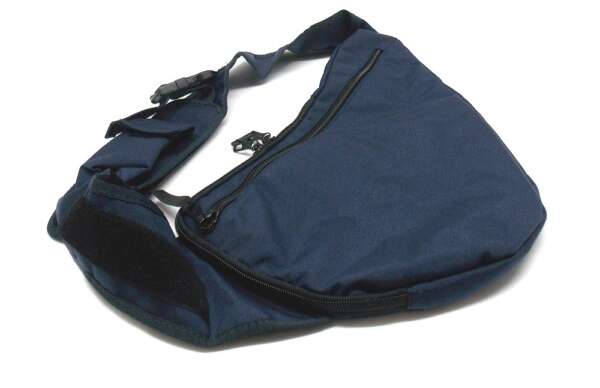 Zaino monospalla Vega 2U80 con fondina ed elastico - NERO-SX - immagine 2