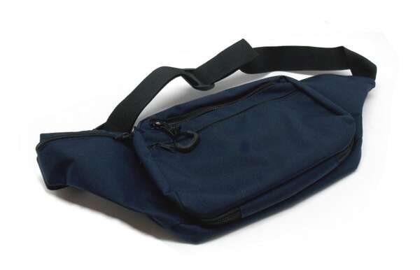 Marsupio Vega porta pistola 2U90 con fondina cuoio - BLU-SX - immagine 3