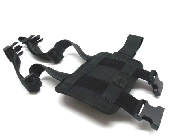 Kit tre porta caricatori cordura Vega 2K90 cosciale - NERO-U - immagine 2