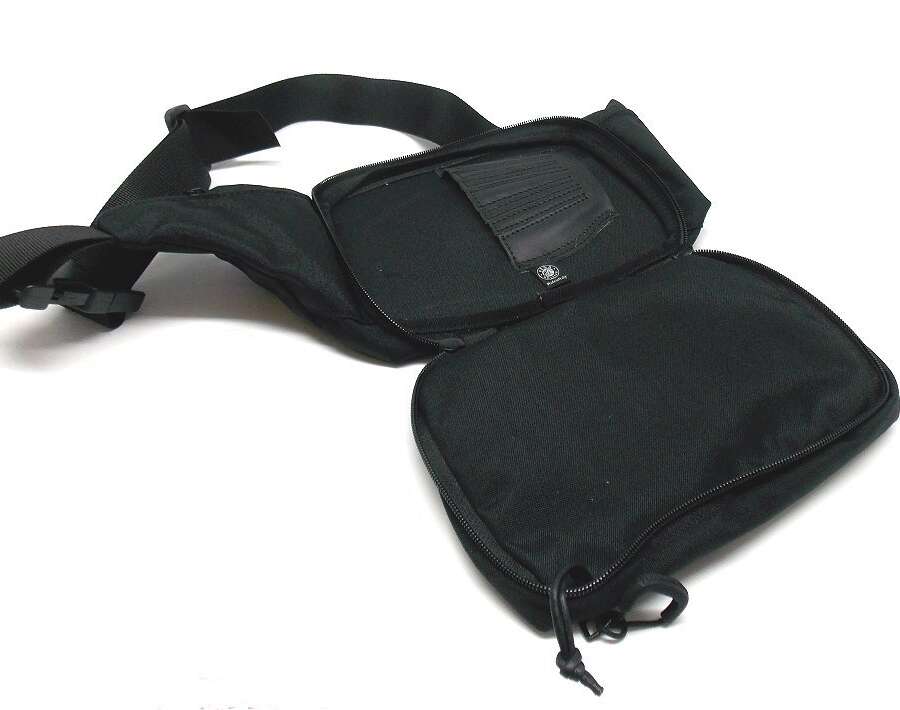 Marsupio Vega porta revolver 2U91 con fondina cuoio - BLU-U