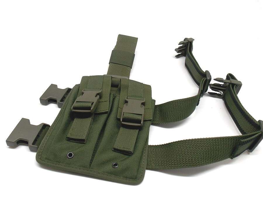 Porta caricatore Vega 2 posti M16 2K91 cosciale - NERO-U
