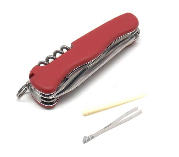 Coltello Victorinox multiuso con forchetta da fonduta 08313W - immagine 2
