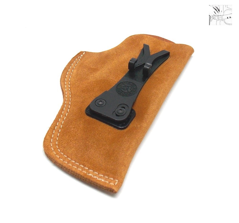 Fondina Vega cuoio sottocamicia IU332 glock 17 19 - DX
