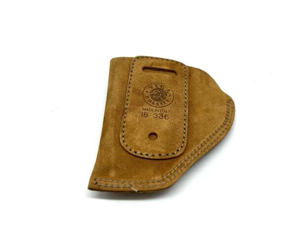 Fondina Vega cuoio molla IB336 per revolver detective ruger sp101 serie IB3 - immagine 2