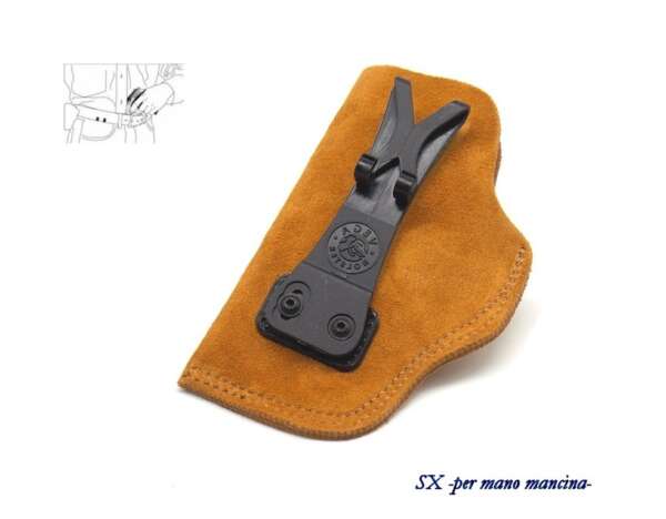 Fondina Vega in cuoio sottocamicia IU340 glock 26 - DX - immagine 4