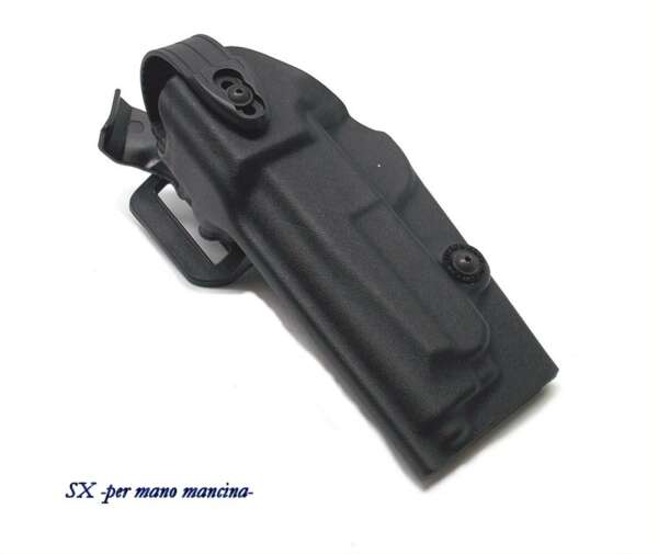 Fondina Vega polimero VKDS857 2 sicure per Beretta 90TWO 98A1 grado di sicurezza III - SX - immagine 3