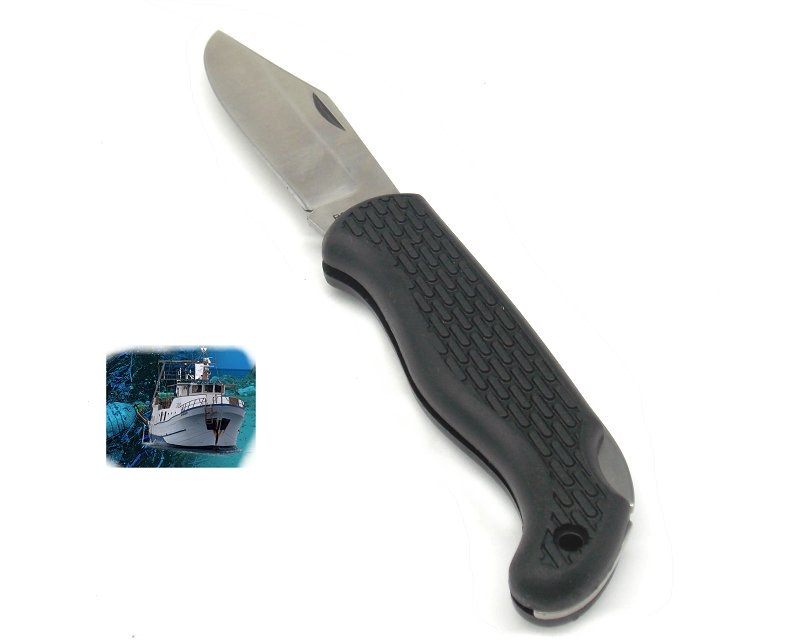 Coltello Rostfrej con blocco lama