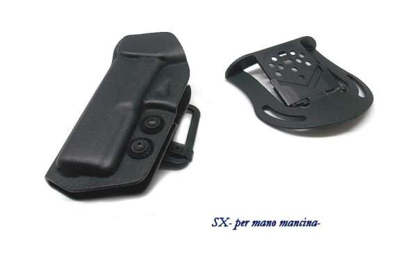 Fondina Vega polimero VKF804 per glock 17 22 31 37 - NERO-DX - immagine 3